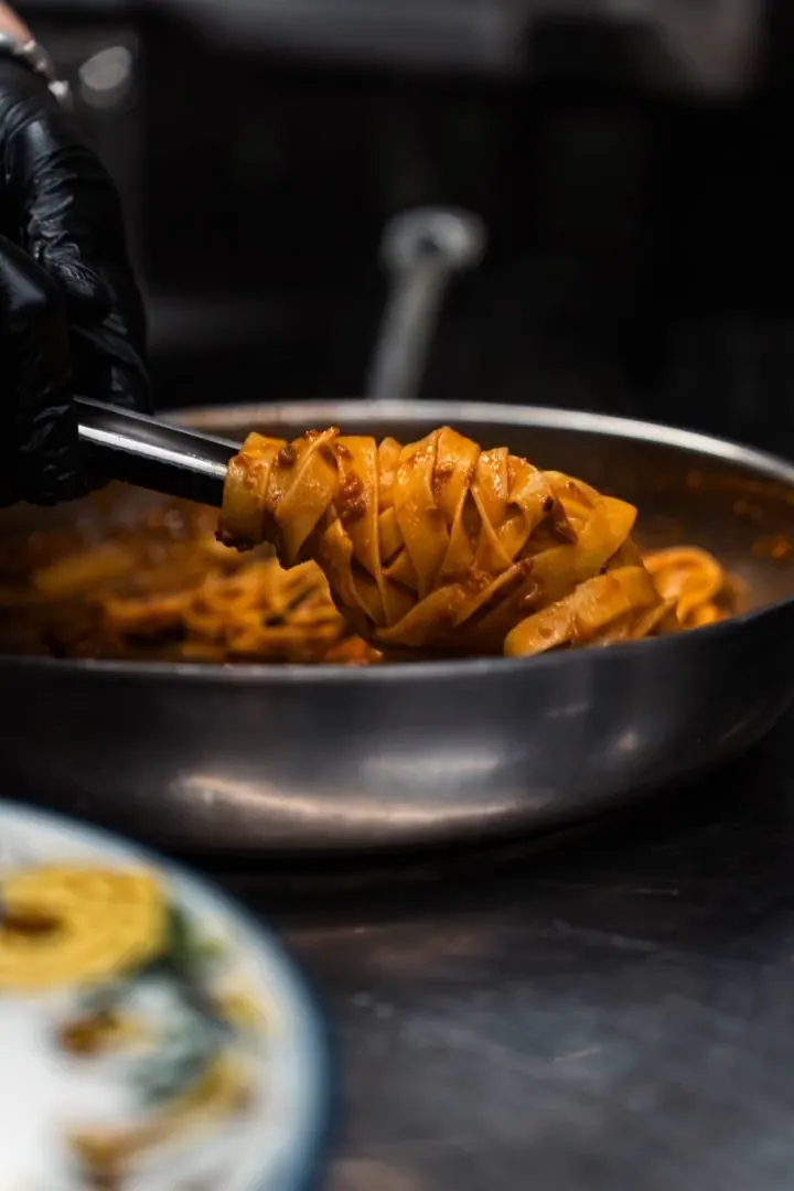 Pappardelle appena saltate in padella – Locanda degli Scaligeri, Verona